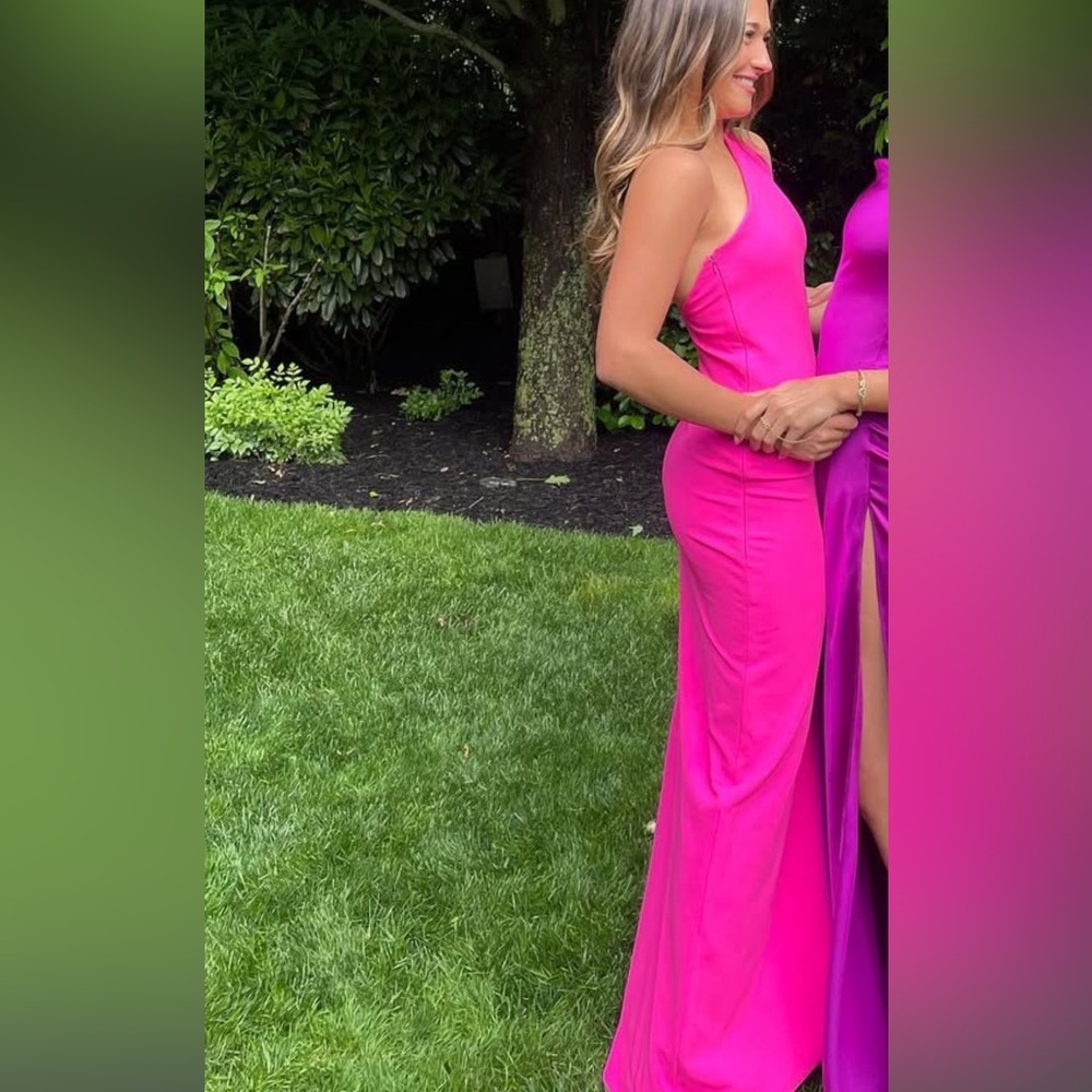 Solace London Vibrant Pink Gown